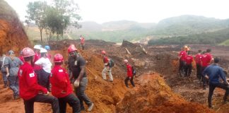 Lafaietenses trabalham como voluntários no local da tragédia em Brumadinho