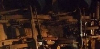 BR-040 é liberada após tombamento de carreta