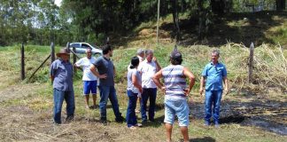 Mário Marcus visita local onde será construída igreja de São Cristóvão em Lafaiete