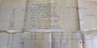 Desenho revela detalhes da construção do Santuário do Sagrado Coração de Jesus sugeridos por monsenhor Hermenegildo