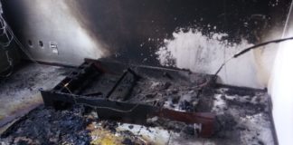 Incêndio criminoso causa prejuízos em apartamento