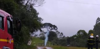 Vazamento de gasoduto assusta moradores