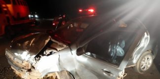 Mulher fica ferida em acidente na MG-482 em Lafaiete