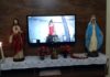 Em casa, católicos de Lafaiete participam da novena do Sagrado Coração de Jesus