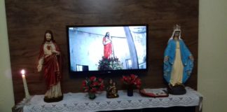 Em casa, católicos de Lafaiete participam da novena do Sagrado Coração de Jesus