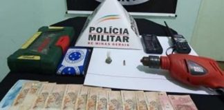 PM descobre casa alugada para prática do tráfico de drogas e prende suspeito em Lafaiete