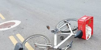 Idoso fica gravemente ferido em acidente envolvendo moto e bicicleta no bairro Santa Matilde