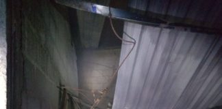 Incêndio em garagem deixa veículos destruídos