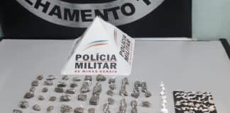 Operação da PM apreende crack, maconha e cocaína no bairro Triângulo