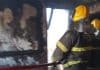 Incêndio atinge residência e causa prejuízos em Lafaiete