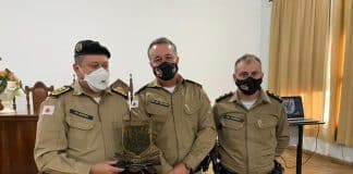 31º Batalhão recebe visita do chefe do Estado-Maior da Policia Militar de Minas Gerais