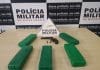 PM prende suspeito de tráfico com cinco barras de maconha