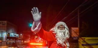 Com luzes e cores, Congonhas abre Estação do Natal e visitação ao Papai Noel