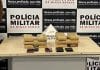 Operação contra o tráfico apreende 12 barras de maconha