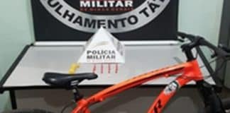 Menor é apreendido com bicicleta furtada e drogas em Lafaiete