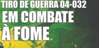Tiro de Guerra de Lafaiete realiza campanha de combate à fome