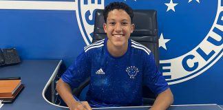 Promessa da base, lafaietense assina contrato de formação com o Cruzeiro