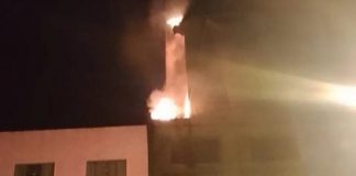 Bombeiros apagam incêndio em colmeia de abelhas