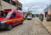 Mulher sofre queimaduras após choque elétrico e é socorrida em Lafaiete
