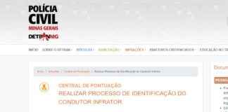 Detran-MG disponibiliza indicação do condutor infrator on-line
