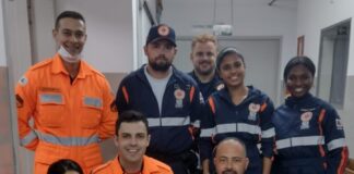 Bombeiros atendem parturiente em Lafaiete