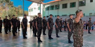 Tiro de Guerra de Lafaiete realiza solenidade de incorporação dos novos atiradores