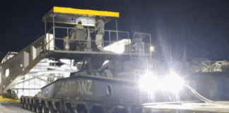 Primeiro dia de transporte da carga especial pela BR-040 é concluído com acompanhamento da EPR Via Mineira e da PRF