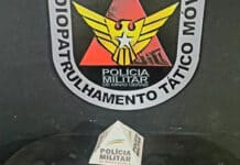 Polícia apreende drogas e prende suspeito de tráfico em Lafaiete