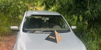 Polícia Militar recupera carro furtado da Prefeitura de Lafaiete