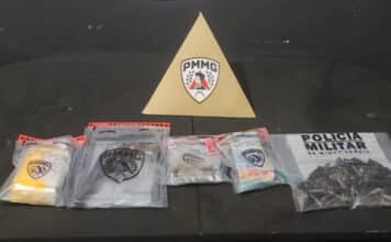 PM prende homem armado e com grande quantidade de drogas em Lafaiete