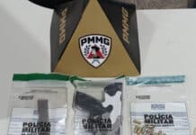 Homem é preso com arma de fogo artesanal, calibre .380