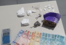 Homem é preso na MG-482 após PM encontrar maconha e cocaína em veículo