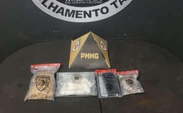 Operação contra o tráfico de drogas em Lafaiete termina com dois presos e vários entorpecentes apreendidos