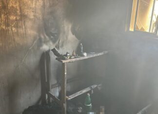 Homem morre durante incêndio em residência