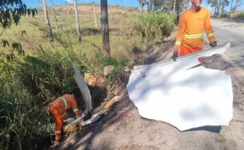 EPR Via Mineira retira mais de 420 toneladas de resíduos das margens da BR-040