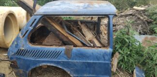 Brasília furtada é encontrada desmontada