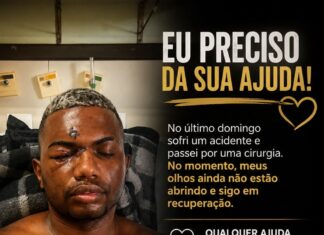 Jovem sofre grave acidente e família pede ajuda para custear tratamento
