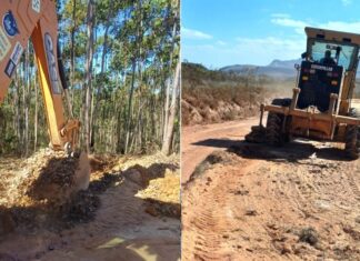 Prefeitura de Ouro Branco realiza manutenção na estrada da Serra do Morro do Gabriel e reforça investimentos na zona rural