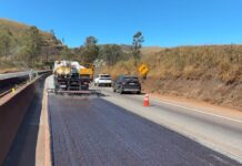 EPR Via Mineira concentra obras noturnas e avança com serviços preparatórios para a duplicação da BR-040 em Congonhas