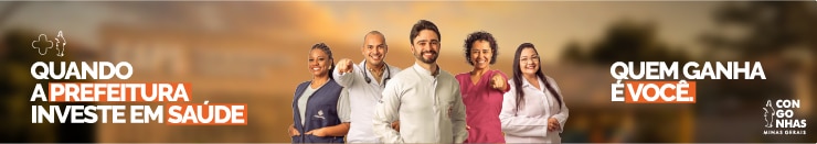 Banner Saúde Prefeitura de Congonhas
