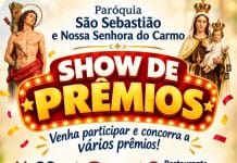 Paróquia promove Show de Prêmios nesta terça-feira em Lafaiete