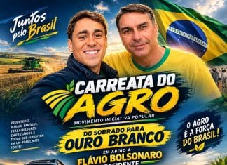 Carreata do Agro em apoio à Flávio Bolsonaro será realizada no domingo