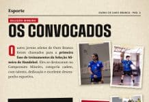 Ouro Branco se destaca no handebol mineiro com convocação de quatro atletas e um professor para a Seleção Mineira