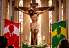 Jesus é crucificado nas igrejas durante as eleições?
