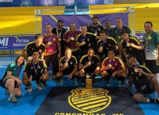 Seleção de Congonhas de Futsal Masculina Adulta conquista título inédito da etapa estadual do JIMI