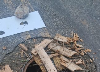 Bueiro sem tampa há mais de uma semana preocupa moradores do bairro São Lucas em Lafaiete